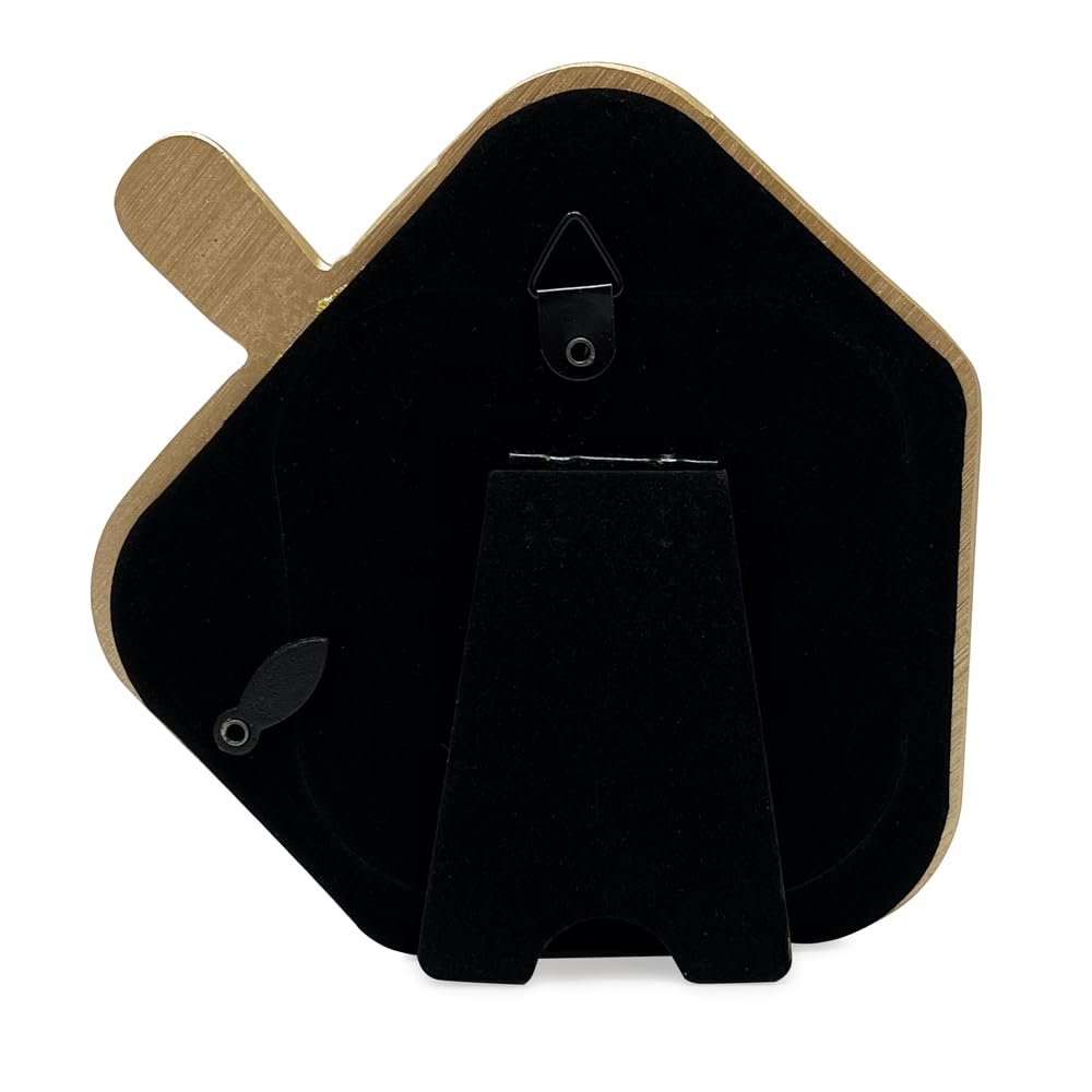 Isaac Jacobs 3x3 Dreidel Picture Frame - Hanukkah Photo Gift for Loved Ones, Holiday Tabletop or Wall Display, Elegant Home Décor_