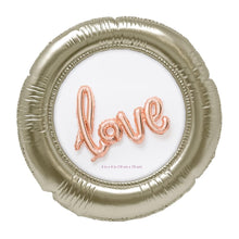 Isaac Jacobs 4x4 Round Balloon Picture Frame with Easel & Hook for Tabletop & Wall Display, Decorative Art Design, Home Décor, GalleryWall, Bookshelf, Desktop Display_#color_Champagne