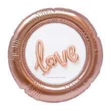 Isaac Jacobs 4x4 Round Balloon Picture Frame with Easel & Hook for Tabletop & Wall Display, Decorative Art Design, Home Décor, GalleryWall, Bookshelf, Desktop Display_#color_rose_gold