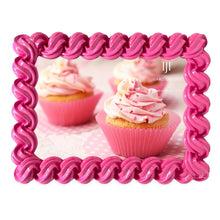 Isaac Jacobs 4x6 Glossy Frosting Rectangle Picture Frame with Easel & Hook for Tabletop & Wall Display, Decorative Art Design, Home Décor, Gallery Wall, Bookshelf, Desktop Display#color_dark_pink