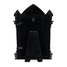 Isaac Jacobs 4x6 Haunted House Vault Picture Frame For Photo Tabletop & Wall Display Hanging Display & Home Décor_#color_Black with Gold