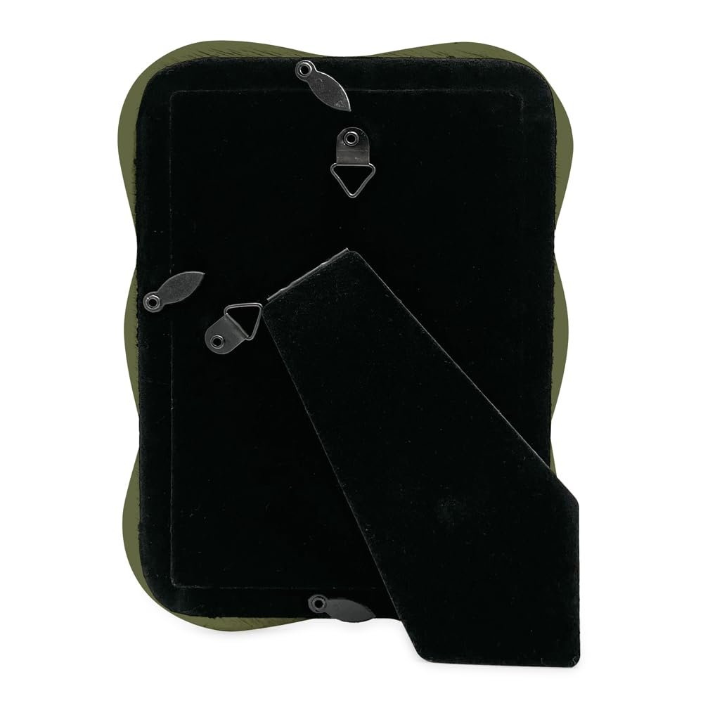Isaac Jacobs Curved Deco Frame for Tabletop and Wall Display, Decorative Art, Design, Home Décor, Gift_