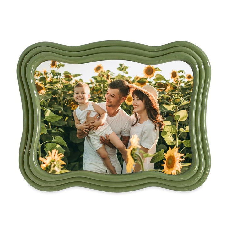 Isaac Jacobs Curved Deco Frame for Tabletop and Wall Display, Decorative Art, Design, Home Décor, Gift_