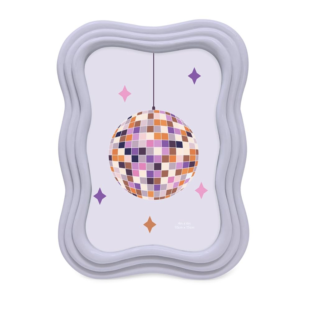 Isaac Jacobs Curved Deco Frame for Tabletop and Wall Display, Decorative Art, Design, Home Décor, Gift_