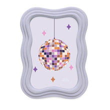 Isaac Jacobs Curved Deco Frame for Tabletop and Wall Display, Decorative Art, Design, Home Décor, Gift_#color_Light Lavender_4x6