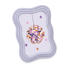 Isaac Jacobs Curved Deco Frame for Tabletop and Wall Display, Decorative Art, Design, Home Décor, Gift_#color_Light Lavender_4x6