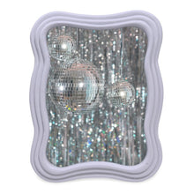 Isaac Jacobs Curved Deco Frame for Tabletop and Wall Display, Decorative Art, Design, Home Décor, Gift_#color_Light Lavender_5x7
