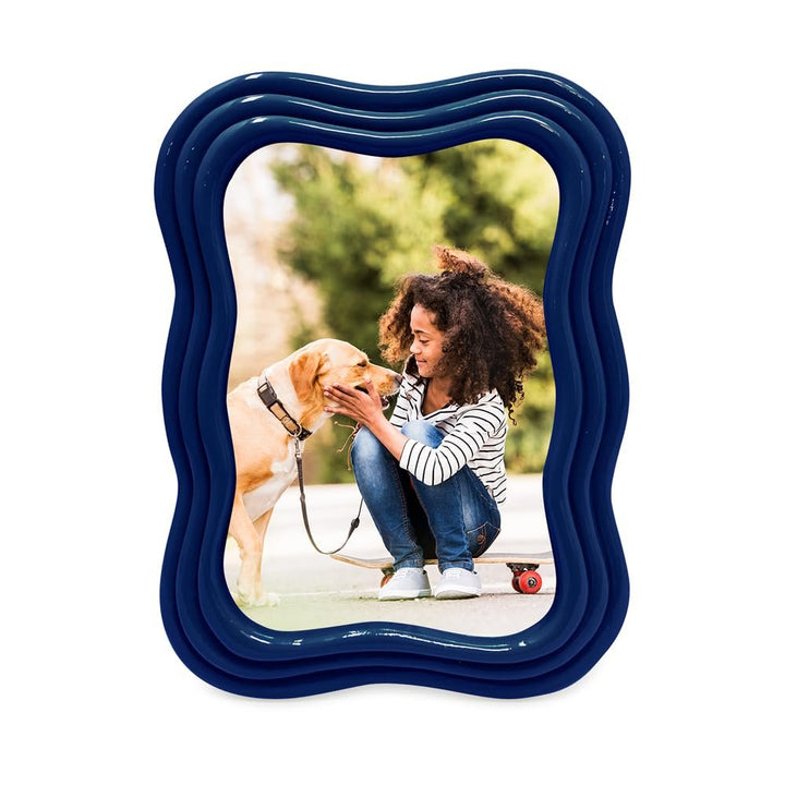 Isaac Jacobs Curved Deco Frame for Tabletop and Wall Display, Decorative Art, Design, Home Décor, Gift_