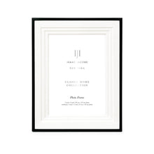 Isaac Jacobs Metal Picture Frame, Triple Matted Classic Metal Photo Frame Made For Tabletop & Hanging Display, Photo Gallery and Wall Art_#color_black_7x9 (Matted 5x7)