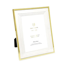 Isaac Jacobs Metal Picture Frame, Triple Matted Classic Metal Photo Frame Made For Tabletop & Hanging Display, Photo Gallery and Wall Art_#color_gold_7x9 (Matted 5x7)