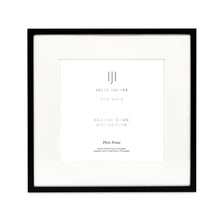 Isaac Jacobs Metal Picture Frame#color_black_6x6 (Matted 4x4)