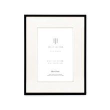 Isaac Jacobs Metal Picture Frame#color_black_6x8 (Matted 4x6)