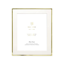 Isaac Jacobs Metal Picture Frame#color_gold_10x12 (Matted 8x10)