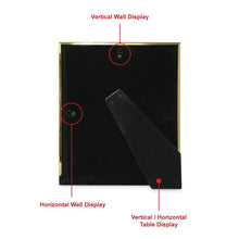 Isaac Jacobs Metal Picture Frame#color_gold_10x12 (Matted 8x10)
