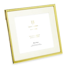 Isaac Jacobs Metal Picture Frame#color_gold_6x6 (Matted 4x4)