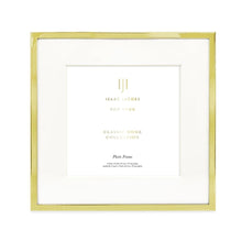 Isaac Jacobs Metal Picture Frame#color_gold_6x6 (Matted 4x4)
