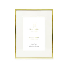 Isaac Jacobs Metal Picture Frame#color_gold_6x8 (Matted 4x6)