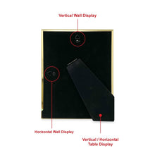 Isaac Jacobs Metal Picture Frame#color_gold_7x9 (Matted 5x7)