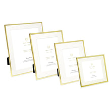 Isaac Jacobs Metal Picture Frame#color_gold_7x9 (Matted 5x7)