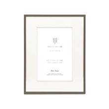 Isaac Jacobs Metal Picture Frame#color_pewter_6x8 (Matted 4x6)