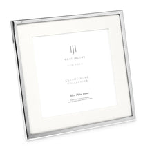 Isaac Jacobs Metal Picture Frame#color_silver_6x6 (Matted 4x4)