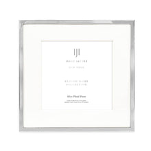 Isaac Jacobs Metal Picture Frame#color_silver_6x6 (Matted 4x4)