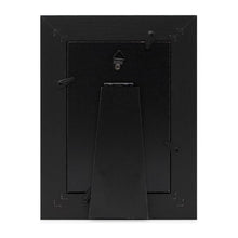 Isaac Jacobs Wood Sentiments "Papa" Picture Frame, Keepsake Photo Frame with Easel and a Hanging Tabs for Tabletop, Desktop & Wall Display_#color_black_4x6_vertical