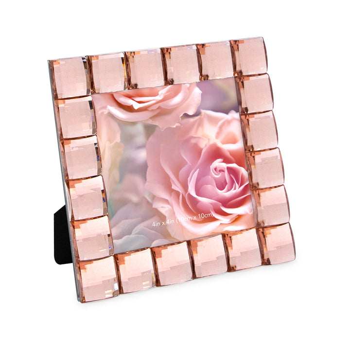 Isaac Jacobs Decorative Sparkling Jewel Picture Frame, Photo Display &amp; Home Décor