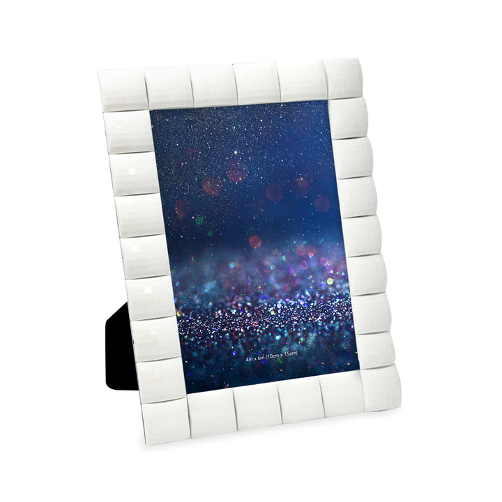 Isaac Jacobs Decorative Sparkling Jewel Picture Frame, Photo Display &amp; Home Décor