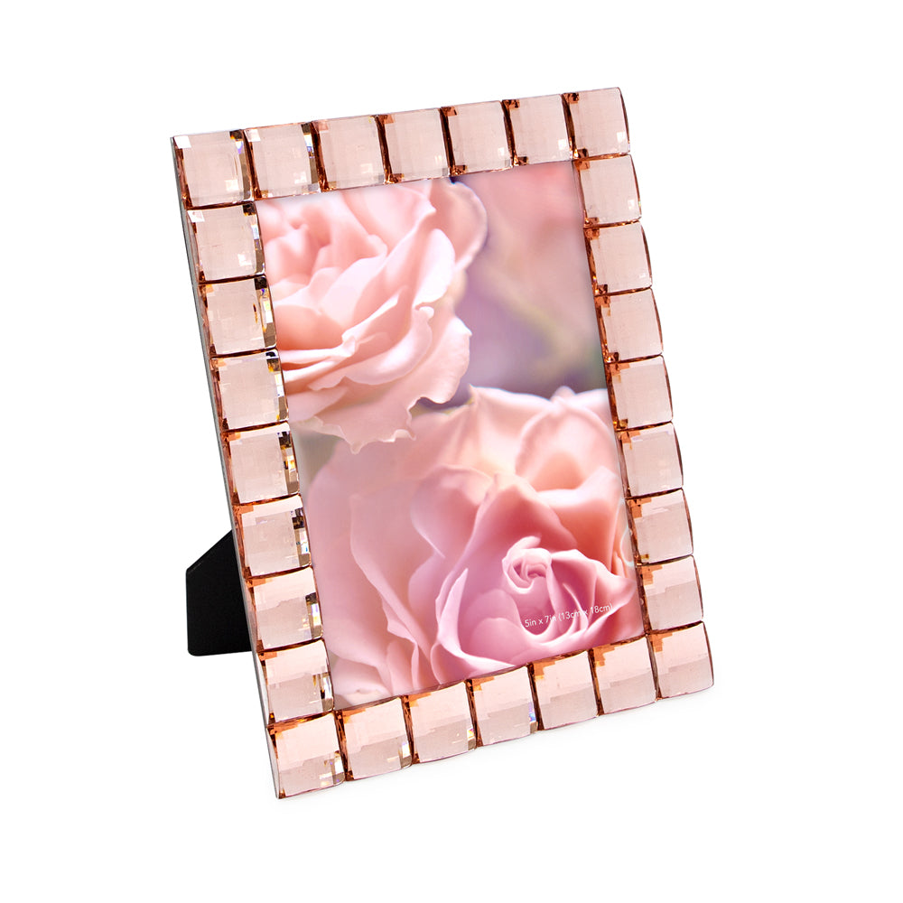 Isaac Jacobs Decorative Sparkling Jewel Picture Frame, Photo Display &amp; Home Décor