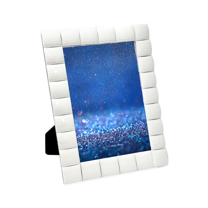 Isaac Jacobs Decorative Sparkling Jewel Picture Frame, Photo Display &amp; Home Décor