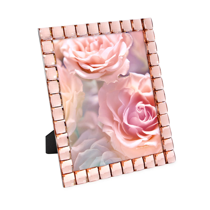 Isaac Jacobs Decorative Sparkling Jewel Picture Frame, Photo Display &amp; Home Décor