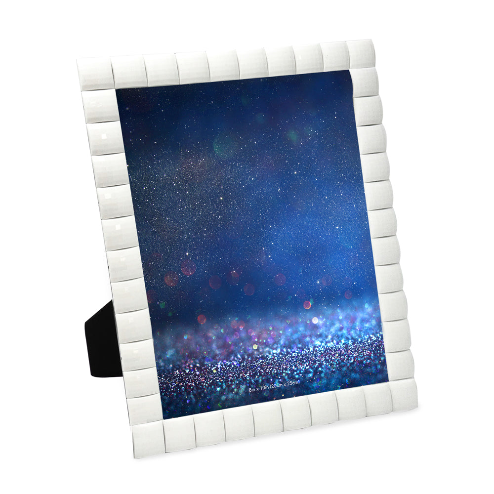 Isaac Jacobs Decorative Sparkling Jewel Picture Frame, Photo Display &amp; Home Décor