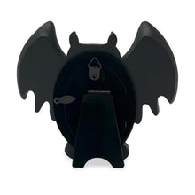 Isaac Jacobs 4x4 Bat-Shaped Picture Frame With Ears And Wings Detail, Photo Tabletop & Wall Display Hanging Display & Home Décor_#color_matt_black_2x3