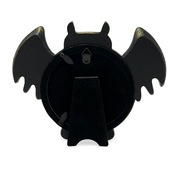 Isaac Jacobs 4x4 Bat-Shaped Picture Frame With Ears And Wings Detail, Photo Tabletop &amp; Wall Display Hanging Display &amp; Home Décor_