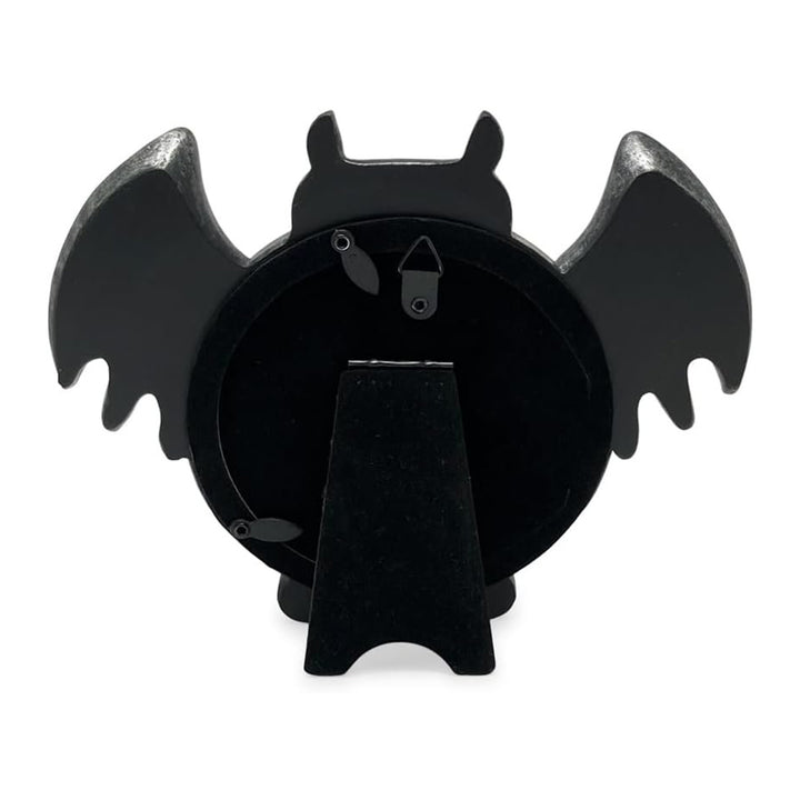Isaac Jacobs 4x4 Bat-Shaped Picture Frame With Ears And Wings Detail, Photo Tabletop &amp; Wall Display Hanging Display &amp; Home Décor_