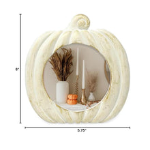 Isaac Jacobs 4x4 Pumpkin-Shaped Picture Frame For Halloween Or Fall Décor, Photo Tabletop & Wall Display Hanging Display_#color_white_with_Gold_4x4