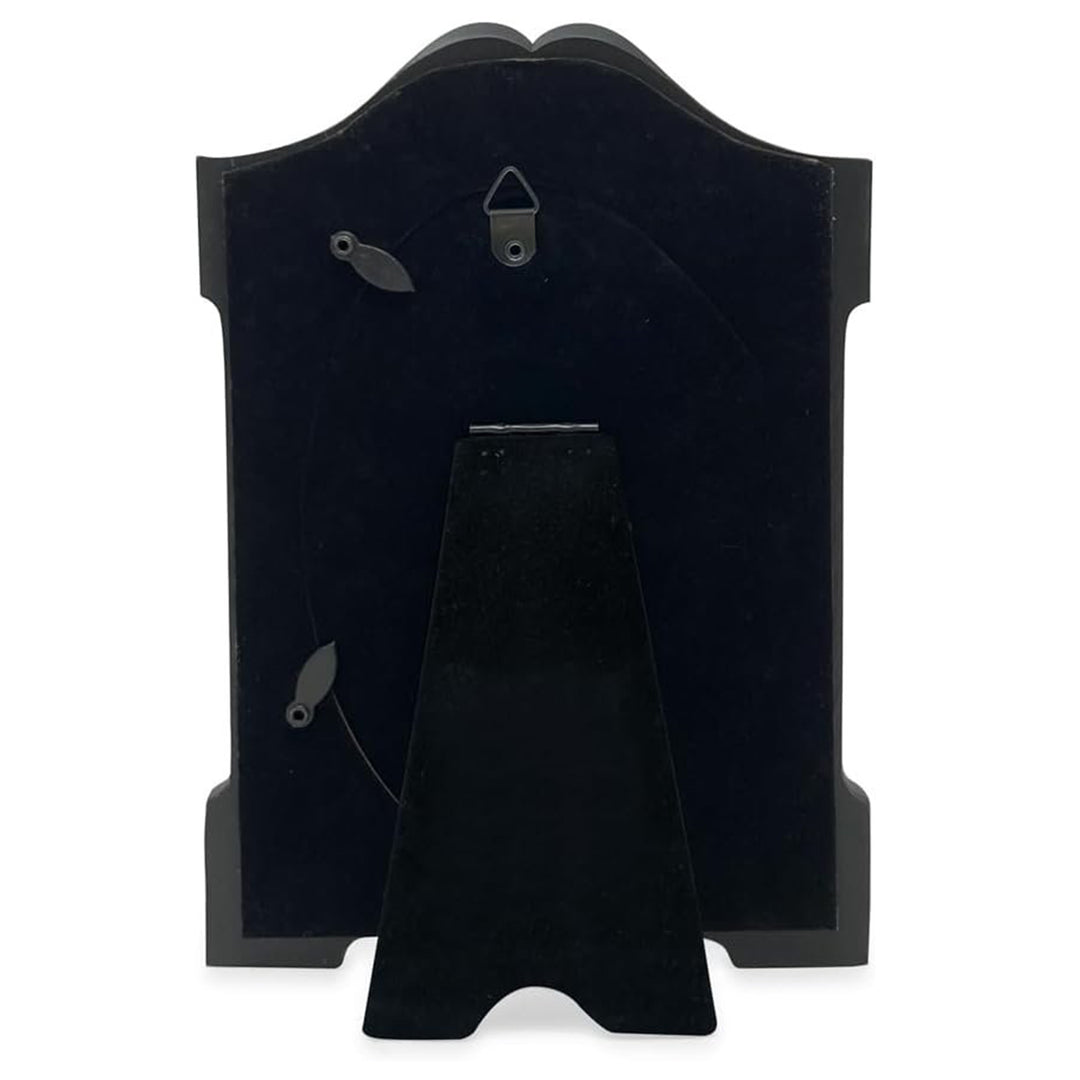 Isaac Jacobs 4x6 Tombstone-Shaped Halloween Picture Frame, Photo Tabletop &amp; Wall Display Hanging Display &amp; Home Décor_