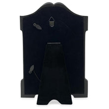Isaac Jacobs 4x6 Tombstone-Shaped Halloween Picture Frame, Photo Tabletop & Wall Display Hanging Display & Home Décor_#color_Matt Black_4x6