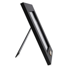 Isaac Jacobs Wood Sentiments "The Boys" Picture Frame, Keepsake Photo Frame with Easel and a Hanging Tabs for Tabletop, Desktop & Wall Display_#color_black_5X7_vertical