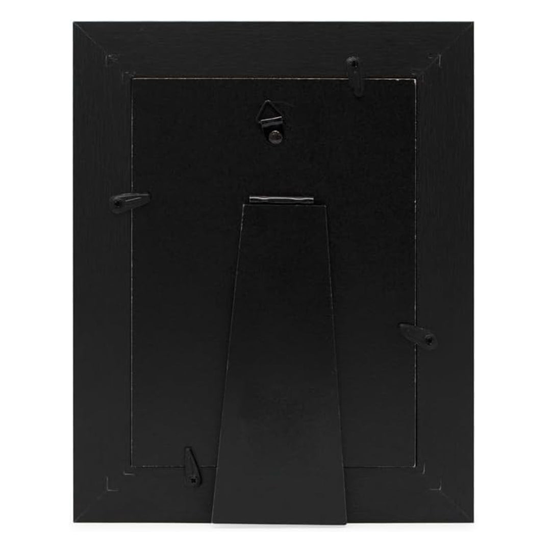 Isaac Jacobs Wood Sentiments "Grandchildren" Picture Frame, Keepsake Photo Frame with Easel and a Hanging Tabs for Tabletop, Desktop &amp; Wall Display 