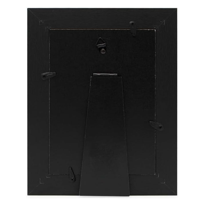 Isaac Jacobs Wood Sentiments "Grandchildren" Picture Frame, Keepsake Photo Frame with Easel and a Hanging Tabs for Tabletop, Desktop &amp; Wall Display 
