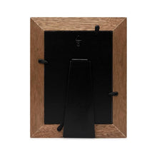 Isaac Jacobs Wood Sentiments Cat "Meow" Picture Frame, Keepsake Photo Frame with Easel and a Hanging Tabs for Tabletop, Desktop & Wall Display_#color_brown_4x6_vertical