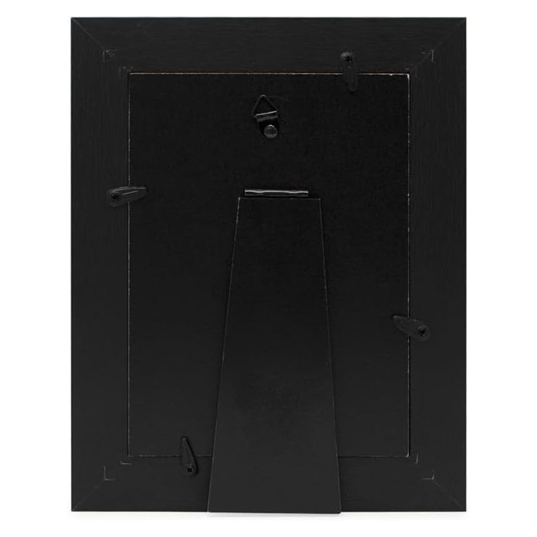 Isaac Jacobs Wood Sentiments "Papa" Picture Frame, Keepsake Photo Frame with Easel and a Hanging Tabs for Tabletop, Desktop &amp; Wall Display_