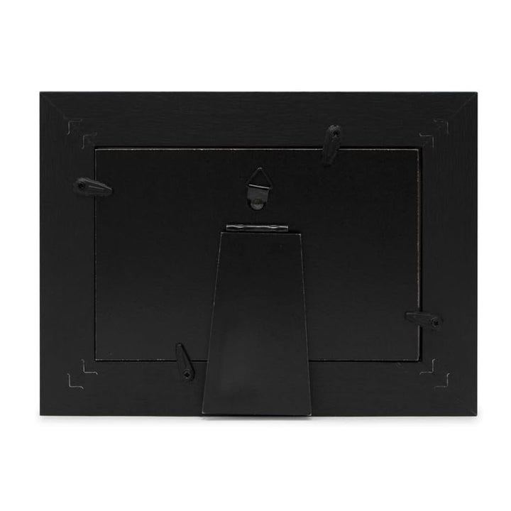 Isaac Jacobs Wood Sentiments "The Boys" Picture Frame, Keepsake Photo Frame with Easel and a Hanging Tabs for Tabletop, Desktop &amp; Wall Display_