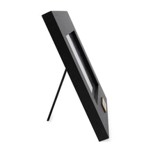 Isaac Jacobs Wood Sentiments "The Boys" Picture Frame, Keepsake Photo Frame with Easel and a Hanging Tabs for Tabletop, Desktop & Wall Display_#color_black_4x6_horizontal