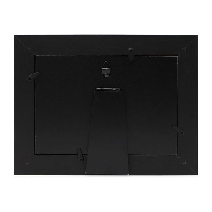 Isaac Jacobs Wood Sentiments "The Boys" Picture Frame, Keepsake Photo Frame with Easel and a Hanging Tabs for Tabletop, Desktop &amp; Wall Display_