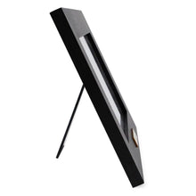Isaac Jacobs Wood Sentiments "The Boys" Picture Frame, Keepsake Photo Frame with Easel and a Hanging Tabs for Tabletop, Desktop & Wall Display_#color_black_5X7_Horizontal