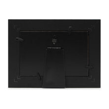 Isaac Jacobs Wood Sentiments "Grandchildren" Picture Frame, Keepsake Photo Frame with Easel and a Hanging Tabs for Tabletop, Desktop & Wall Display #color_black_4x6 Horizontal