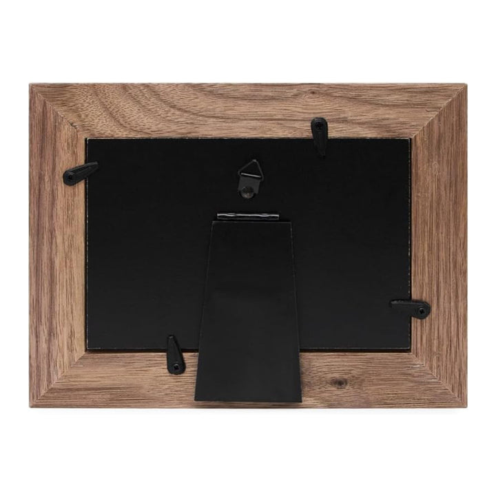 Isaac Jacobs Wood Sentiments "Grandchildren" Picture Frame, Keepsake Photo Frame with Easel and a Hanging Tabs for Tabletop, Desktop &amp; Wall Display